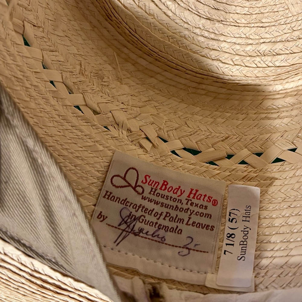 Imogene + Willie handwoven vented guatemalan palm hat - Picture 2 of 4